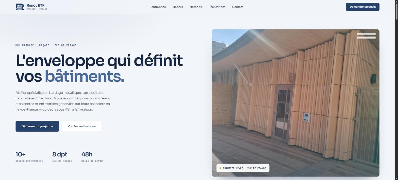 Preview of the Renov BTP project